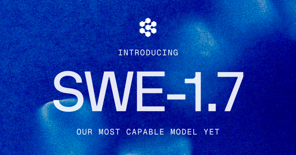 SWE-1.7 Reach Near GPT 5.5 and Opus Intelligence