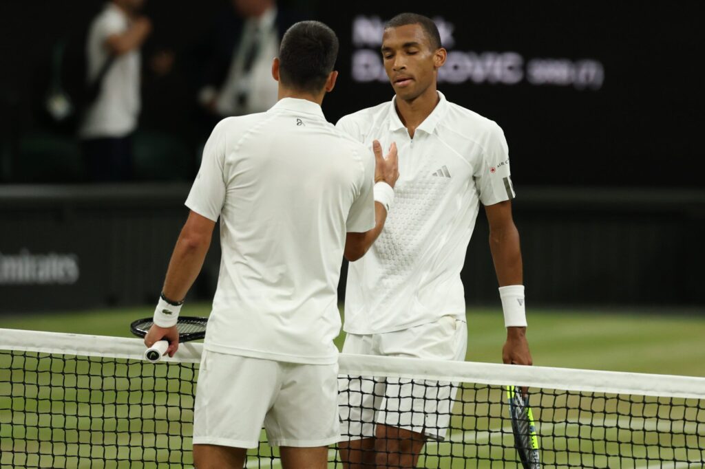‘One Had To Come Out as a Winner’ – Novak Djokovic’s Wife Jelena Sends Message to Félix Auger-Aliassime After Wimbledon Duel ‘One Had To Come Out as a Winner’ – Novak Djokovic’s Wife Jelena Sends Message to Félix Auger-Aliassime After Wimbledon Duel
