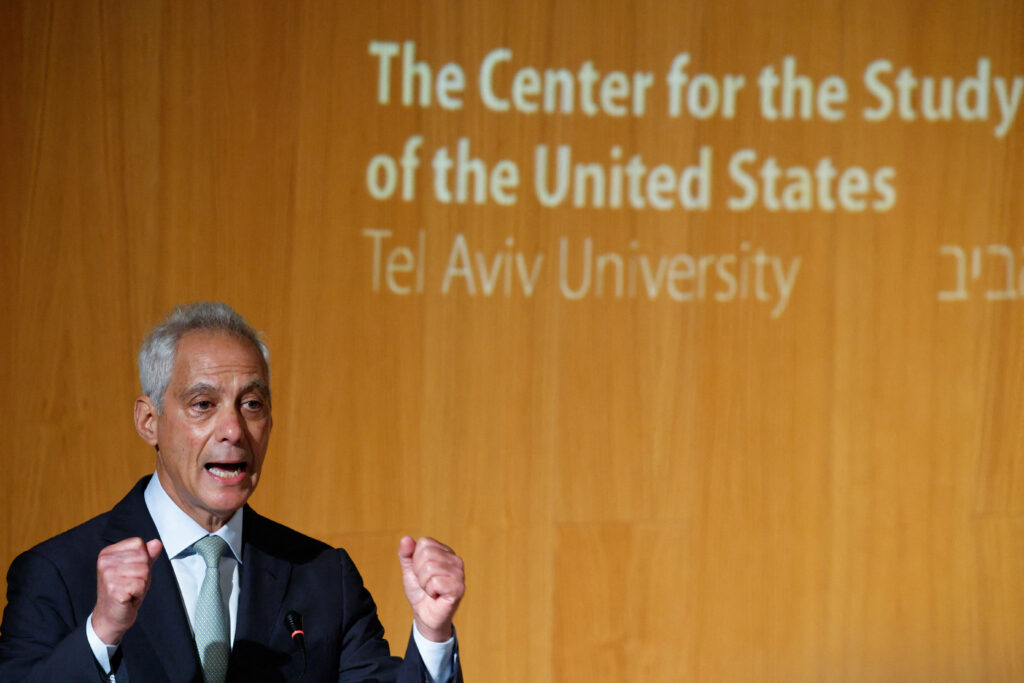 Possible Dem 2028 hopeful Rahm Manuel calls for end to ‘blindly and silently’ supporting Israel