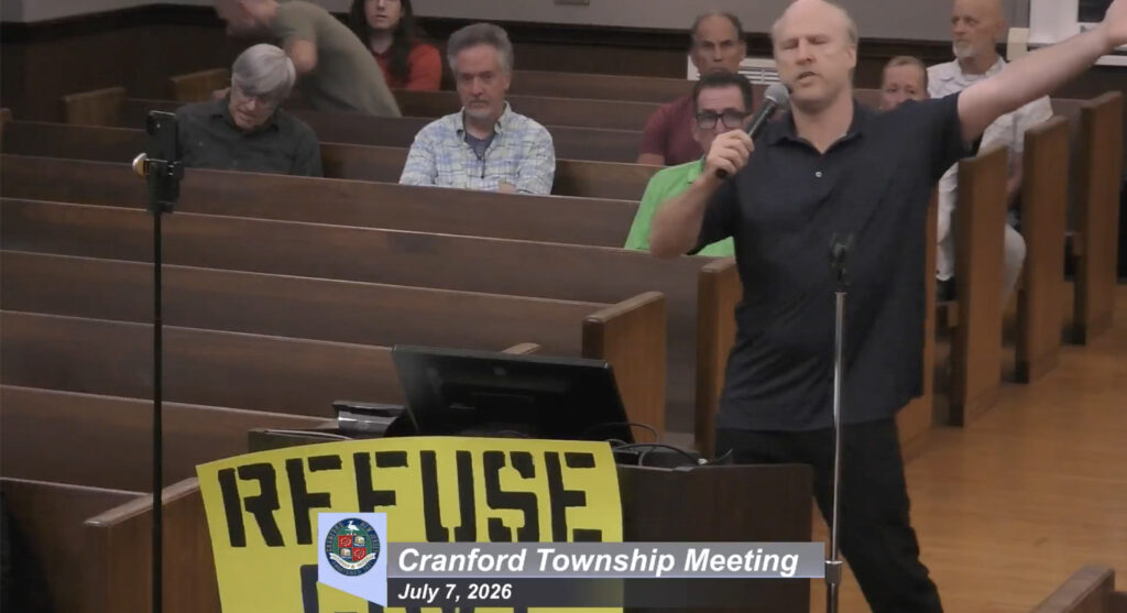 Failed NJ committee candidate and town hall menace strikes again – belting out Morrissey hit before his arrest for ‘disrupting meeting’