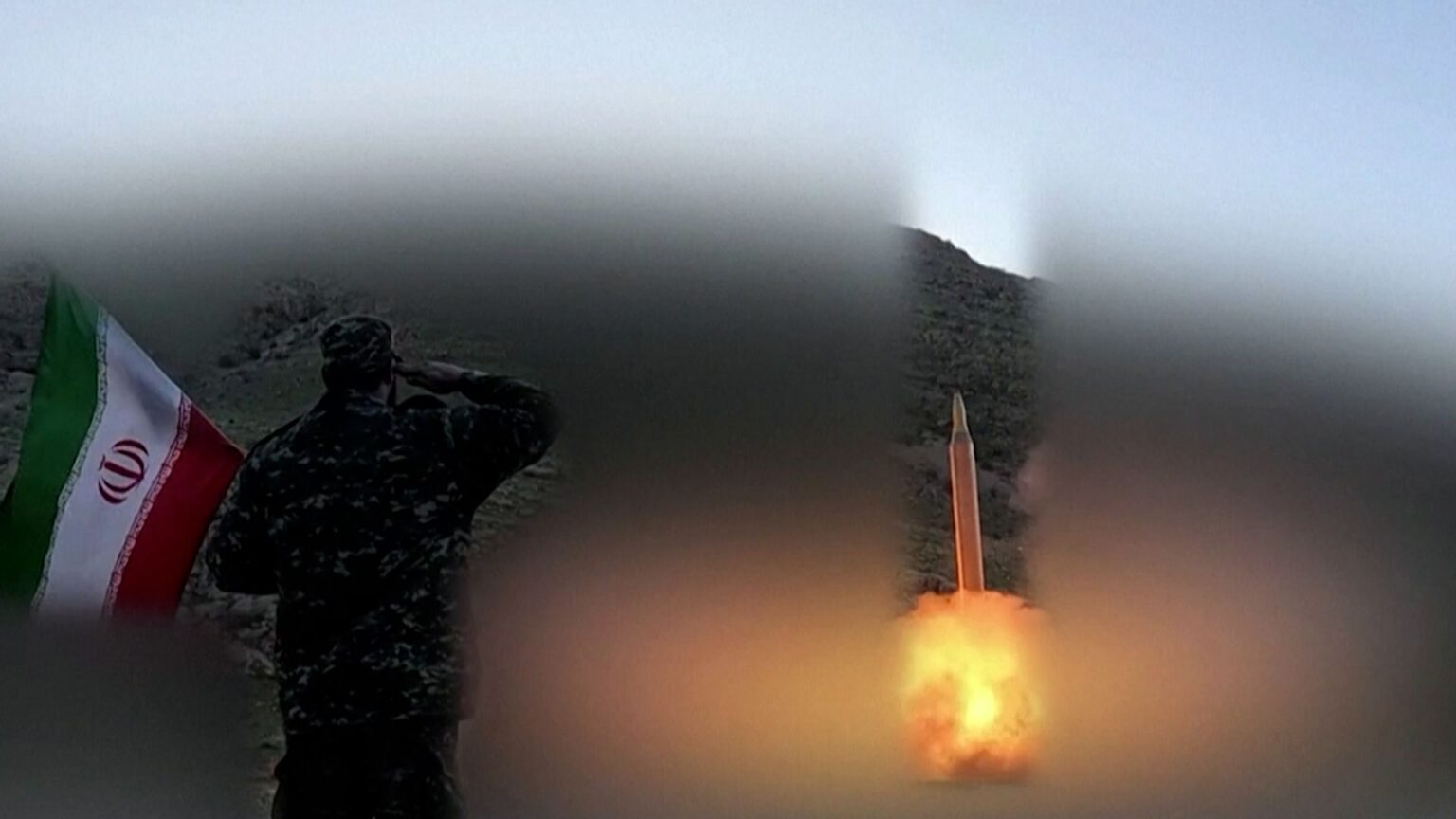 IRGC releases video of retaliatory missile strikes IRGC releases video of retaliatory missile strikes