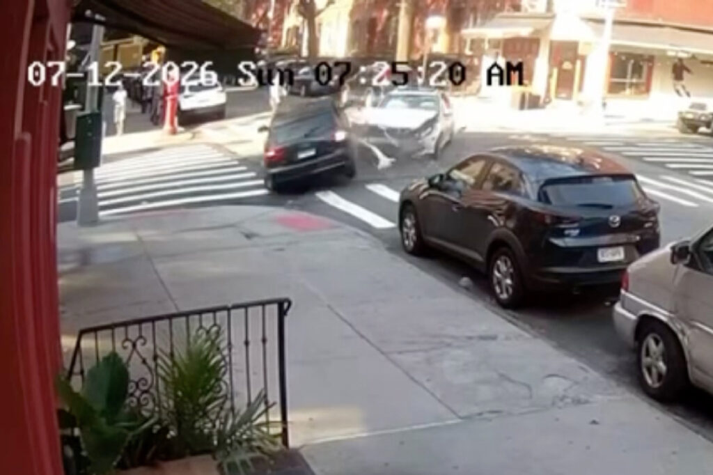 Wrong-way driver in wild caught-on-video crash nearly crushing NYPD cop found with drugs in fanny pack: DA