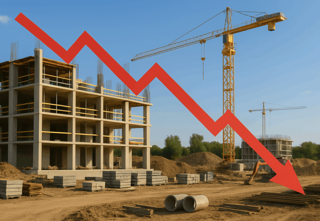 Construction output falls for second month Construction output falls for second month