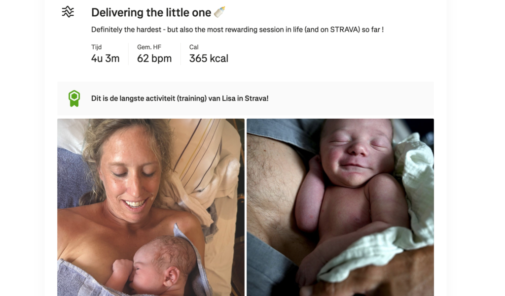 Lisa Norden shares childbirth on Strava: ‘Delivering the little one’ Lisa Norden shares childbirth on Strava: ‘Delivering the little one’