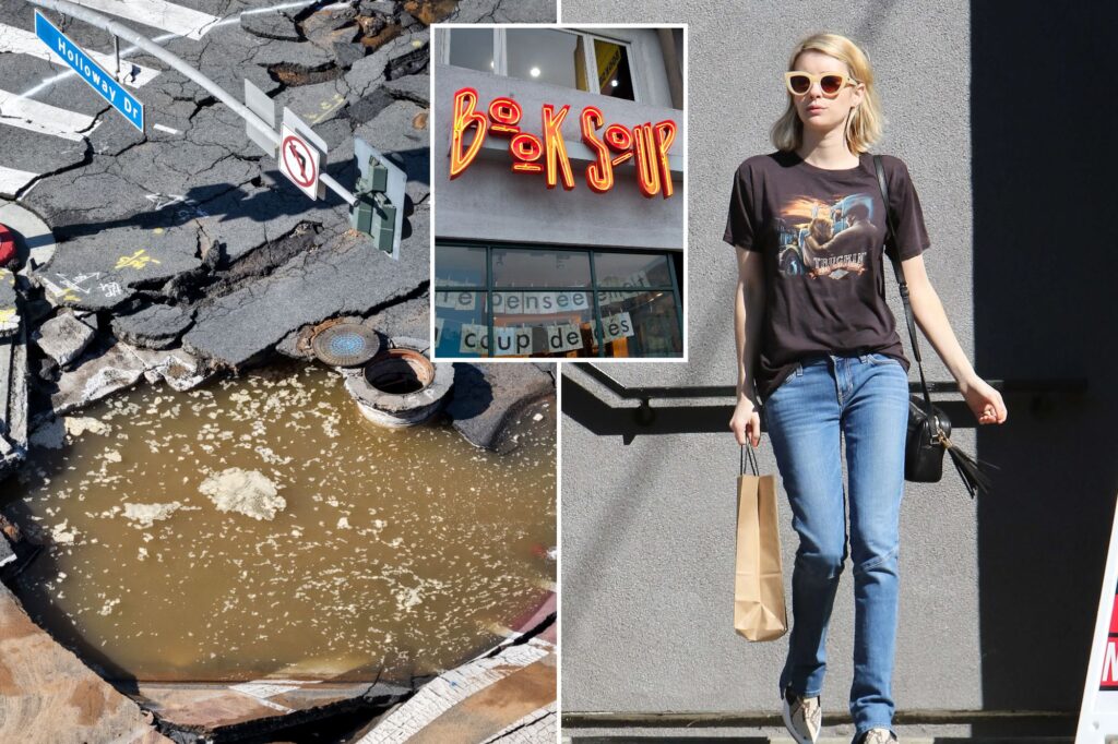 West Hollywood bookstore beloved by A-listers shares gut-wrenching update after water main break West Hollywood bookstore beloved by A-listers shares gut-wrenching update after water main break