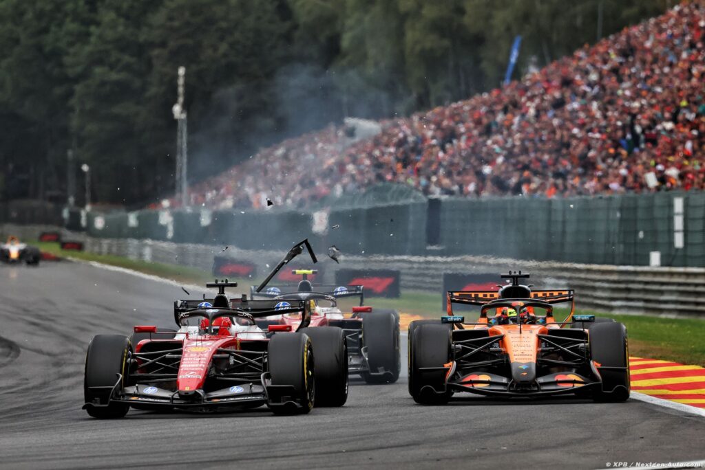 Leclerc pas déçu d’avoir perdu la 1ère place : on a fait un ‘vrai pas en avant’ Leclerc pas déçu d’avoir perdu la 1ère place : on a fait un ‘vrai pas en avant’