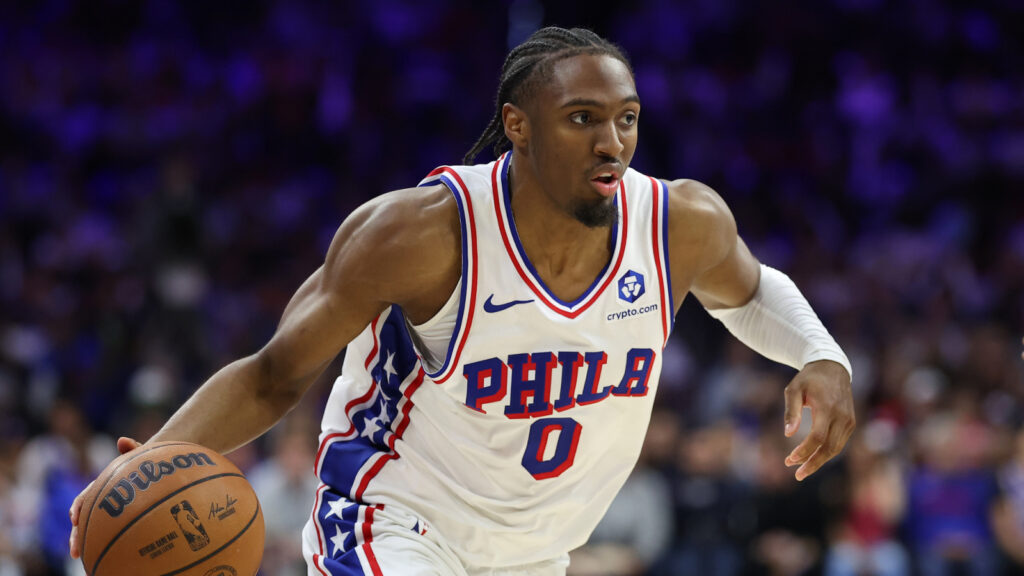 Tyrese Maxey reacts to LeBron James joining the 76ers