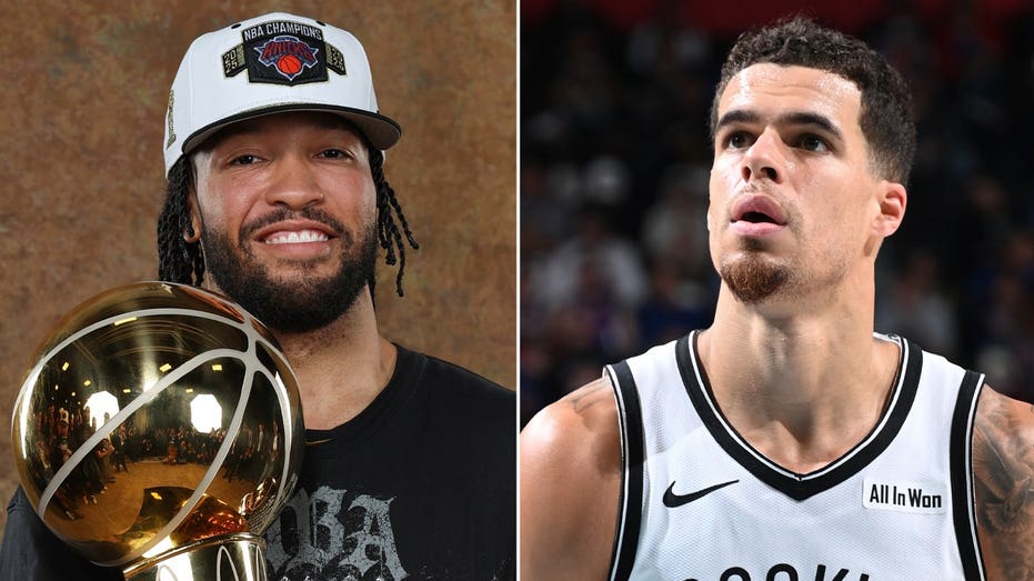 Jalen Brunson’s Knicks status on full display as he walks in venue with wife while Nets star checks guest list Jalen Brunson’s Knicks status on full display as he walks in venue with wife while Nets star checks guest list