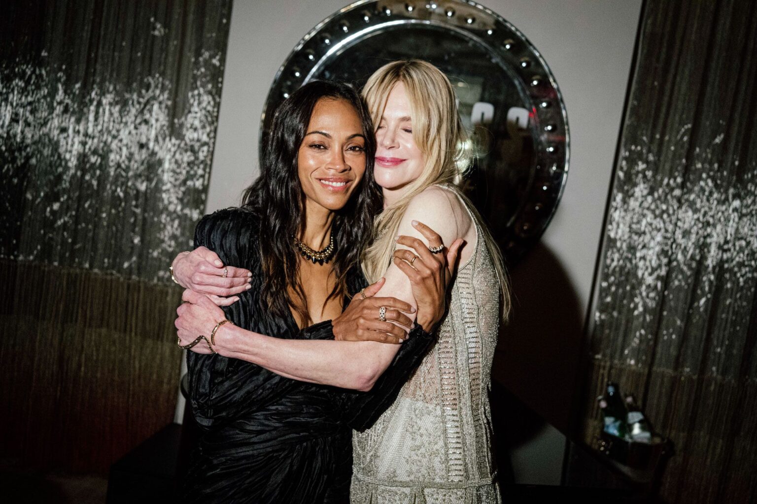 Zoe Saldaña and Nicole Kidman Dazzle at ‘Lioness’ Premiere