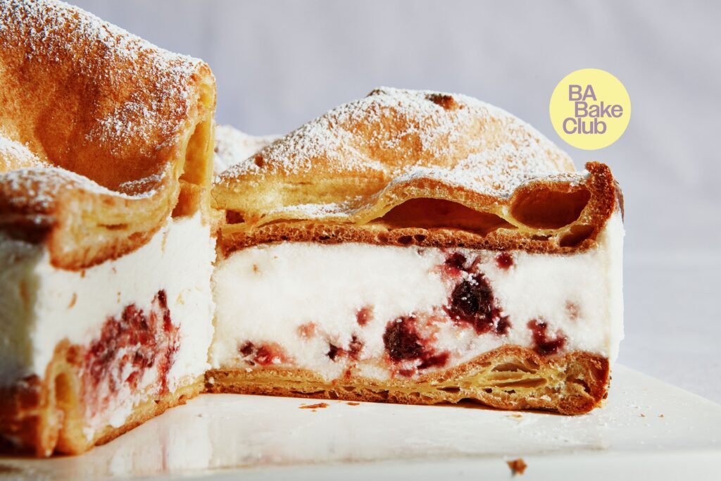 BA Bake Club’s August Recipe Is a Sky-High Cream Puff Cake