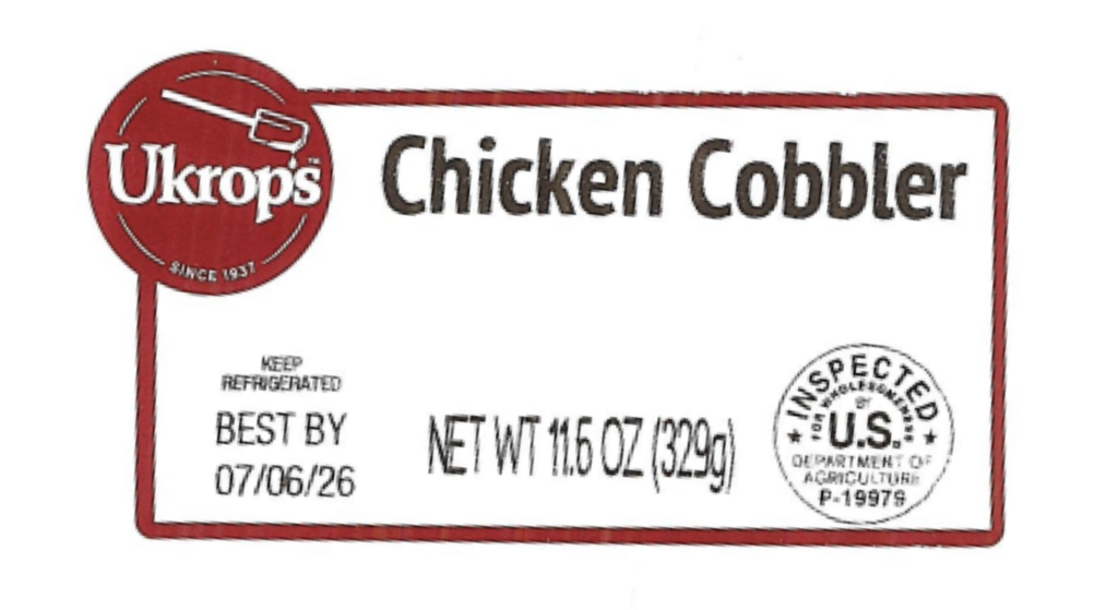 Spaghetti and chicken cobbler recalled because of consumer complaint about metal pieces Spaghetti and chicken cobbler recalled because of consumer complaint about metal pieces