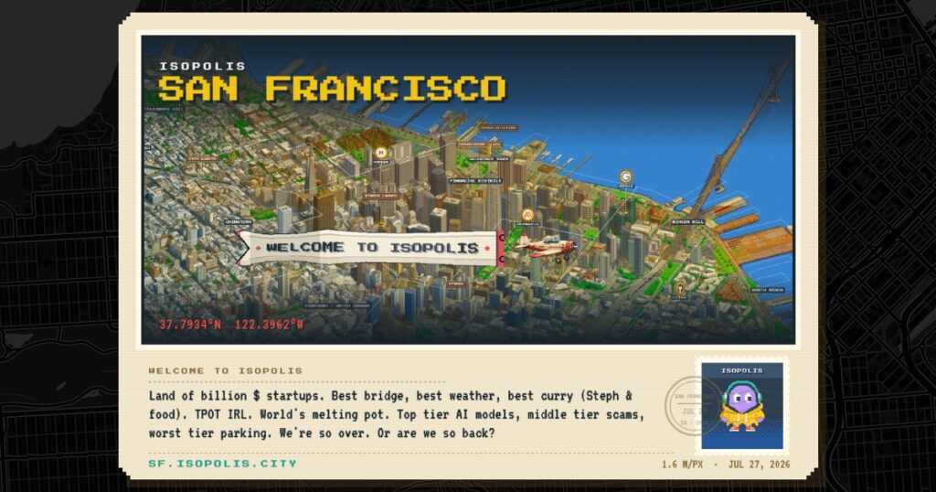 Show HN: Isopolis – isometric pixel map of SF