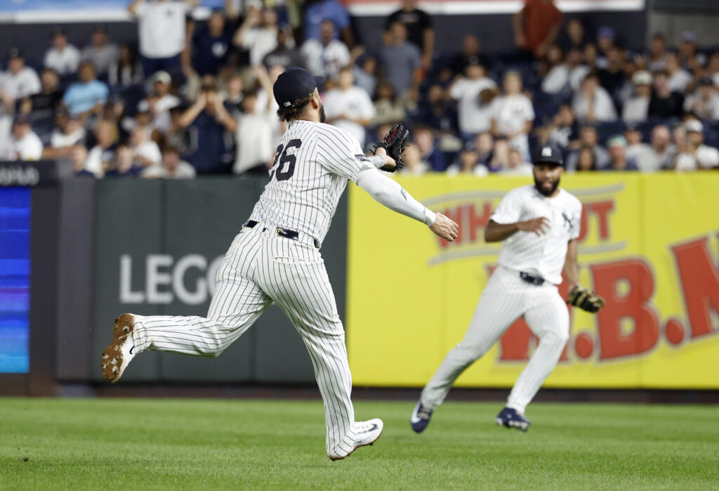 George Lombard Jr. and Luis Garcia Jr. save the day for Yankees with dazzling plays George Lombard Jr. and Luis Garcia Jr. save the day for Yankees with dazzling plays