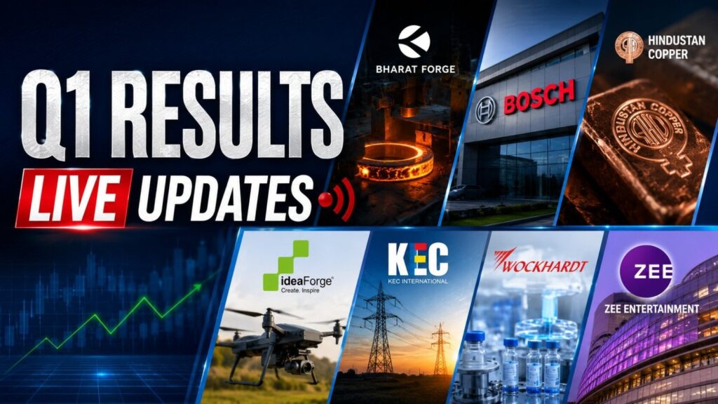 Q1 Results LIVE Updates: Hind Copper profit more than doubles; Info Edge revenue rises 11% Q1 Results LIVE Updates: Hind Copper profit more than doubles; Info Edge revenue rises 11%