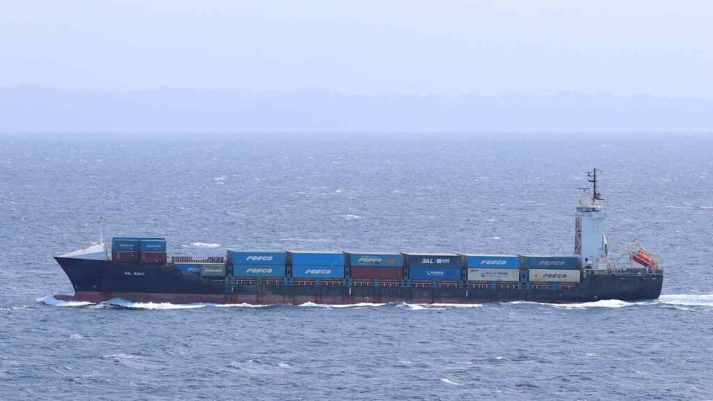 US fires on ship it says violated Iran blockade