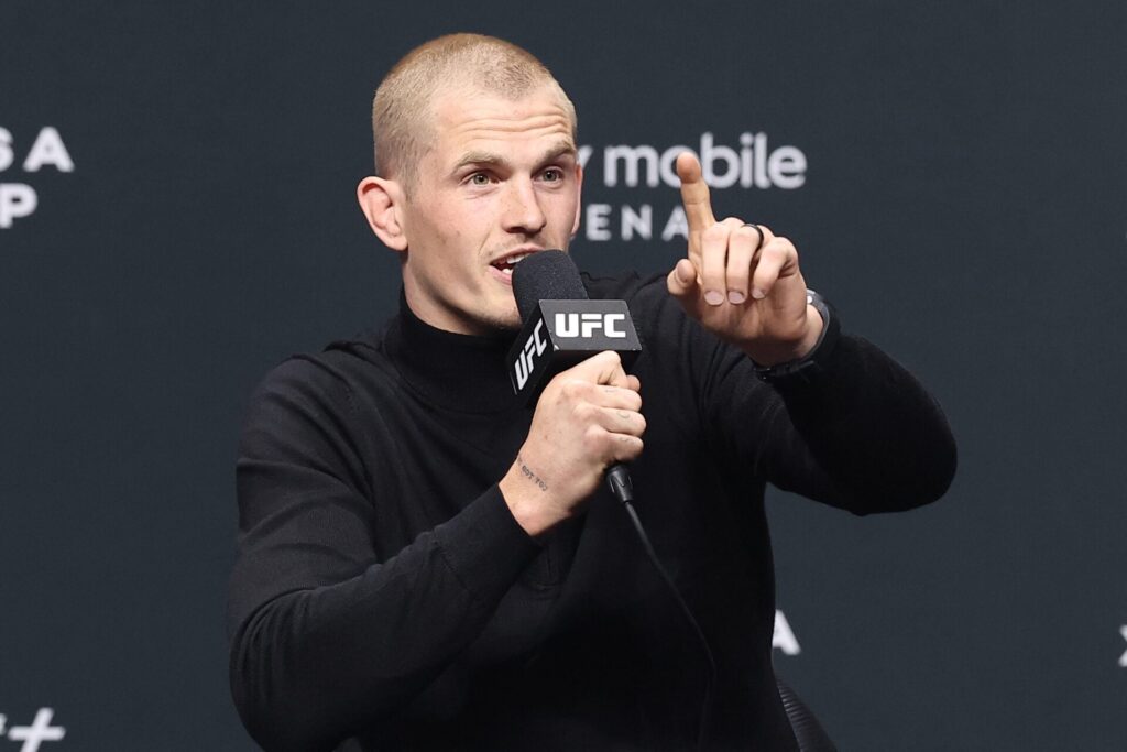 Ian Machado Garry clashes with reporter instead of Islam Makhachev at strange UFC 330 press conference Ian Machado Garry clashes with reporter instead of Islam Makhachev at strange UFC 330 press conference