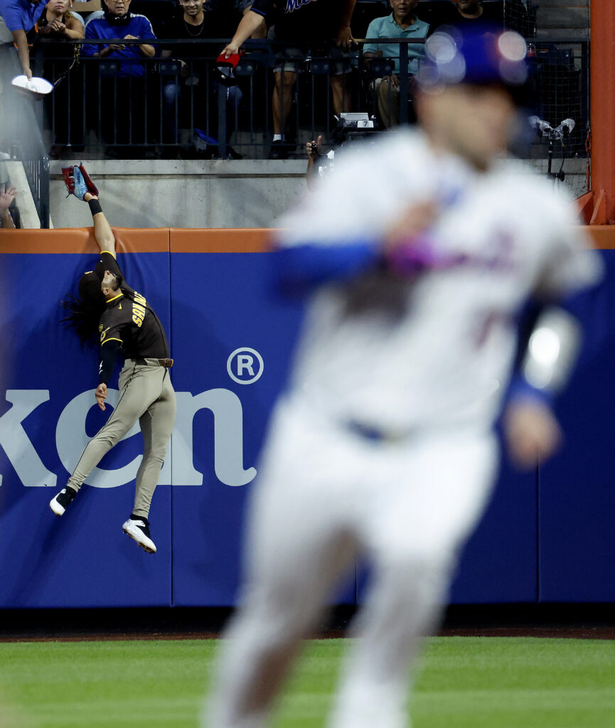 Padres’ Fernando Tatis Jr mean mugs Francisco Lindor after insane grand slam robbery