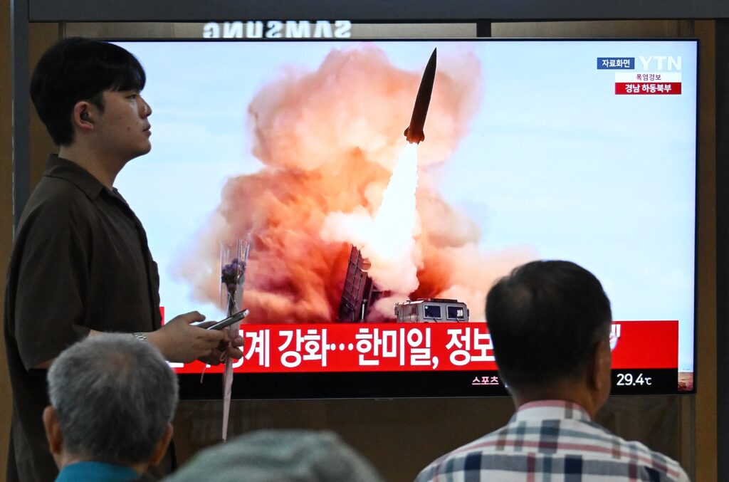 North Korea fires about 10 short-range ballistic missiles toward sea, South Korea says North Korea fires about 10 short-range ballistic missiles toward sea, South Korea says