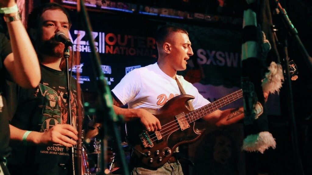 “I found a 1968 Gibson on eBay and took a chance. The neck has snapped three times, but it’s still the best bass I’ve ever played”: How a battle-scarred vintage Gibson survived three broken necks to power a Mercury Prize-nominated jazz collective