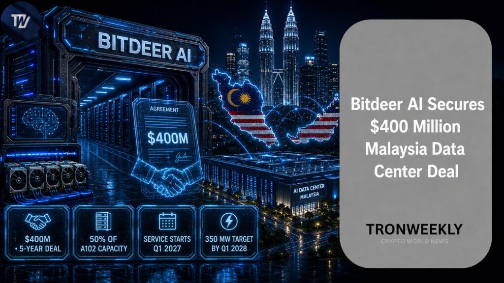 Bitdeer AI Secures $400 Million Malaysia Data Center Deal Bitdeer AI Secures $400 Million Malaysia Data Center Deal