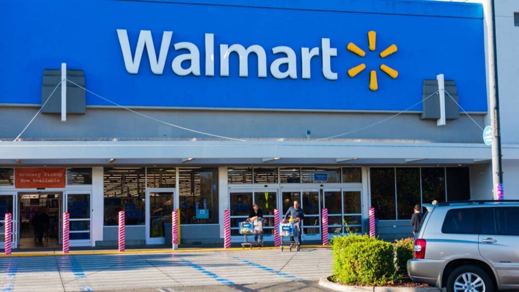 Walmart is selling a wicker patio set with a glass top table for $85