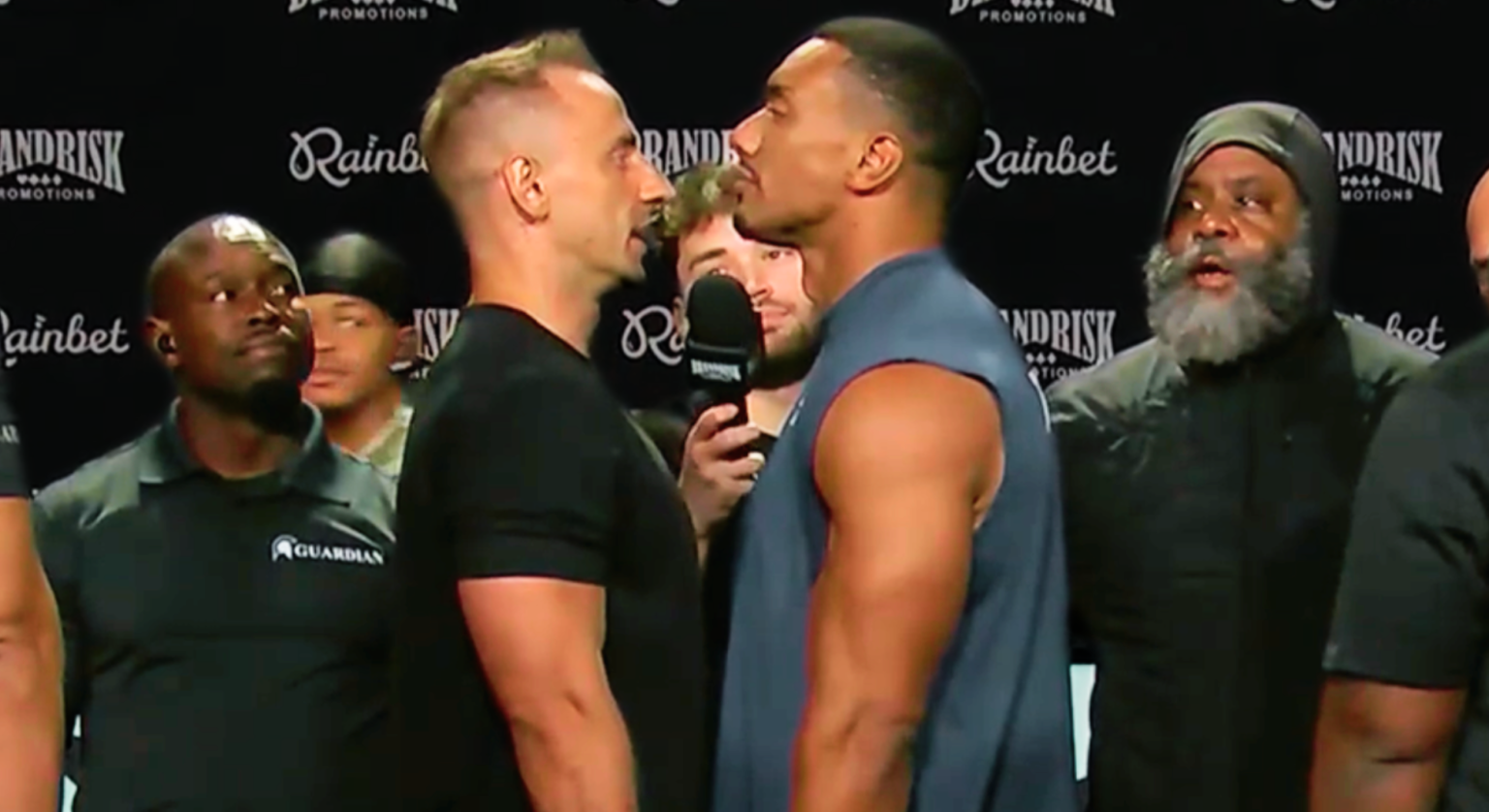 Vitaly and Larry Wheels weigh in almost 50lb apart ahead of Brand Risk Promotions fight Vitaly and Larry Wheels weigh in almost 50lb apart ahead of Brand Risk Promotions fight