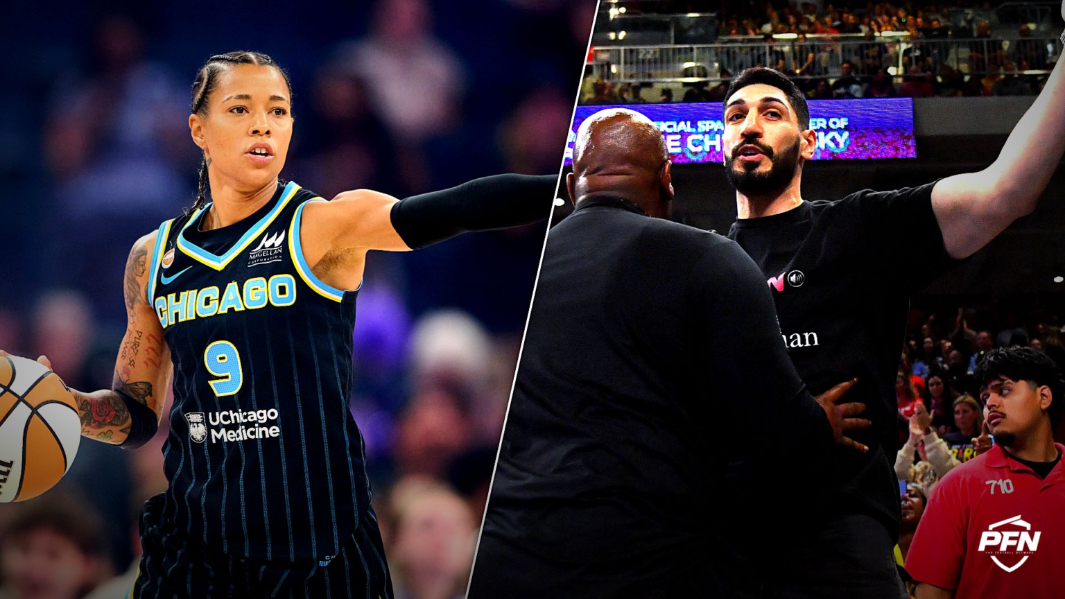 ‘INSANE,’ ‘Completely Out of Control’ — Outrage Erupts As Enes Kanter Gets Ejected From Fever-Sky for ‘Getting Into It’ With Natasha Cloud