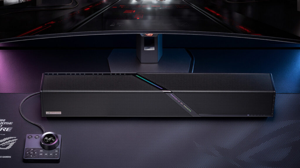 ASUS’ first gaming soundbar is now available in the US for $600