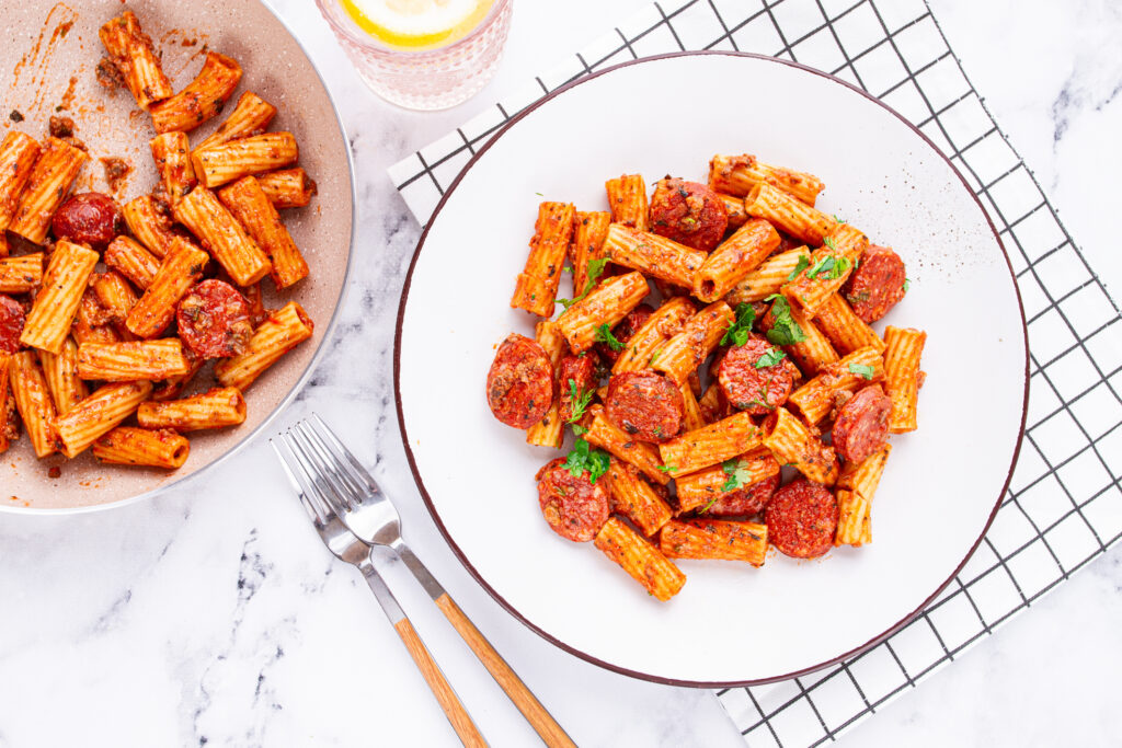 The pasta that starts in the freezer