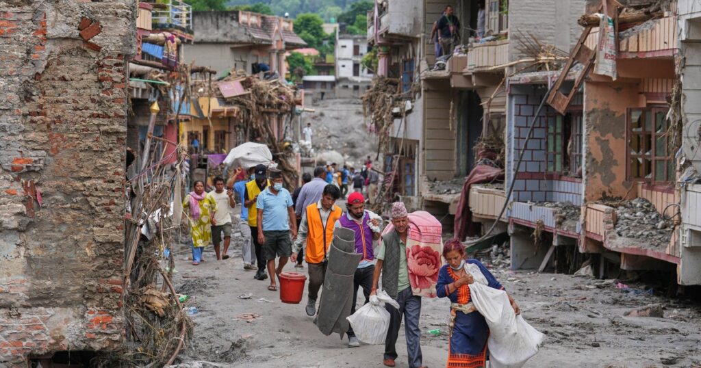 Nepal flash flood death toll nears 700, with around 3,000 still missing