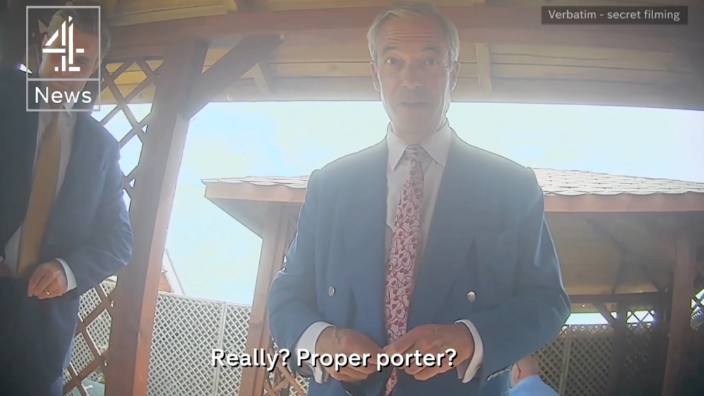 Nigel Farage and Reform UK hit by illicit-funding sting