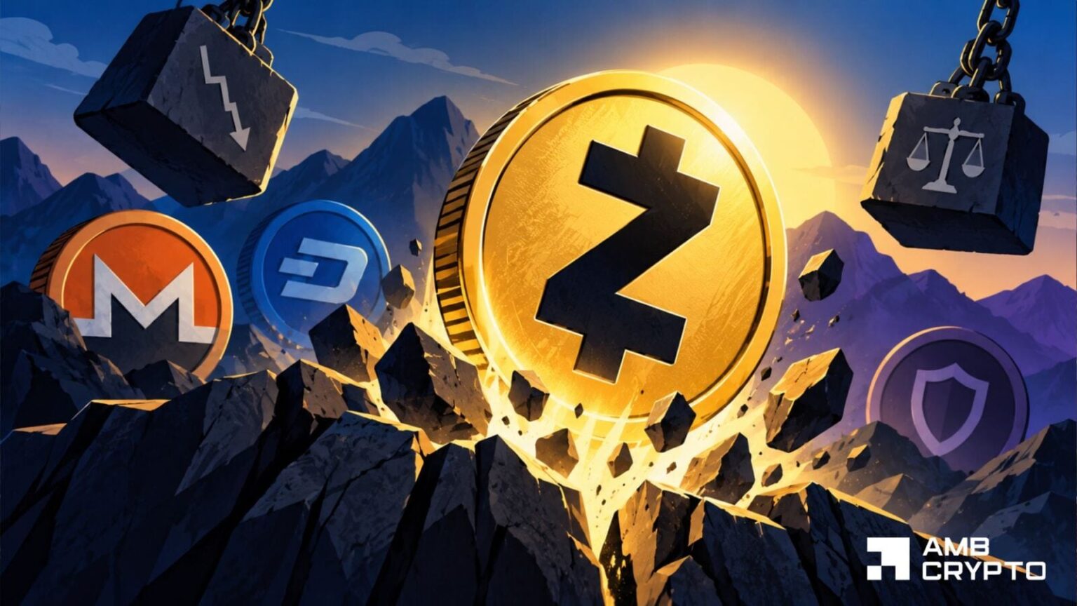 Zcash breaks $1,100 as privacy coin rally broadens – XMR, DASH follow