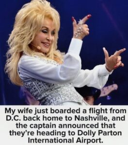 The Dolly Parton International Airport 🥹