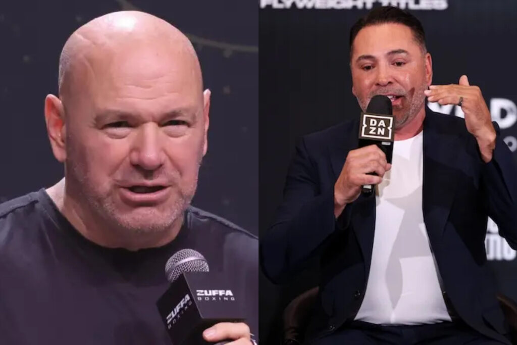 Dana White claims he never banned Oscar De La Hoya from attending Ryan Garcia vs. Conor Benn
