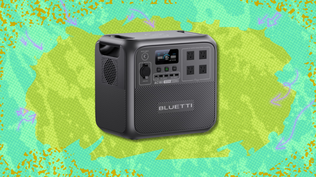The Bluetti AC180 power station is $50 off at Amazon — act fast to buy for $449