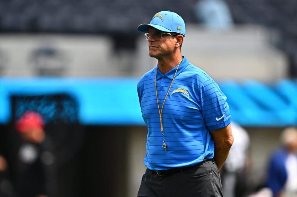 ‘Needs To Stick to College,’ ‘He’s Gotta Go’ — NFL Fans Slam Chargers HC Jim Harbaugh’s ‘Excuses’ After Loss to Cardinals