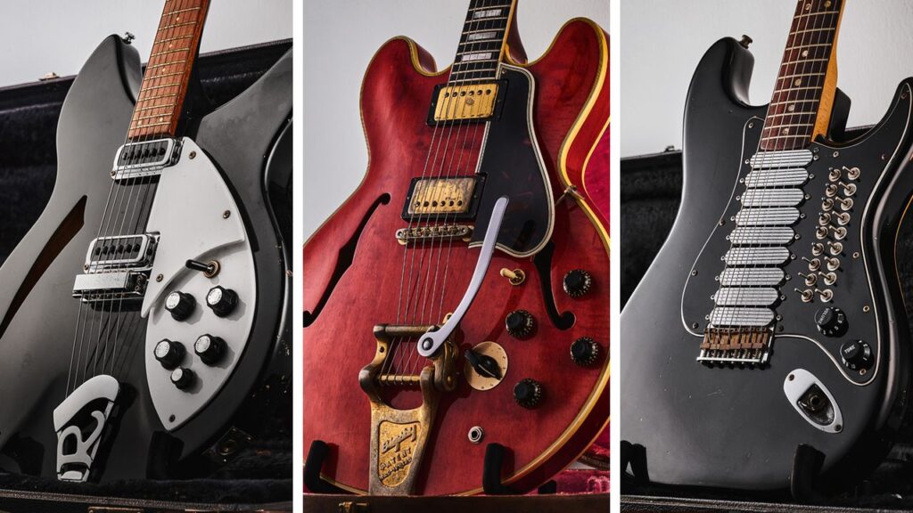 “He bought it on a trip with Noel Gallagher, a day or two after they first met. Johnny said, ‘Let’s go for a sandwich. Never buy guitars on an empty stomach”: Johnny Marr’s most iconic guitars, the stories behind them – and why he’s selling them now “He bought it on a trip with Noel Gallagher, a day or two after they first met. Johnny said, ‘Let’s go for a sandwich. Never buy guitars on an empty stomach”: Johnny Marr’s most iconic guitars, the stories behind them – and why he’s selling them now