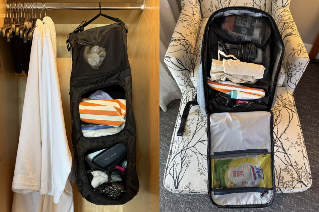 This Compact Travel Backpack Is Like A Tiny Closet — But You’d Never Guess This Compact Travel Backpack Is Like A Tiny Closet — But You’d Never Guess