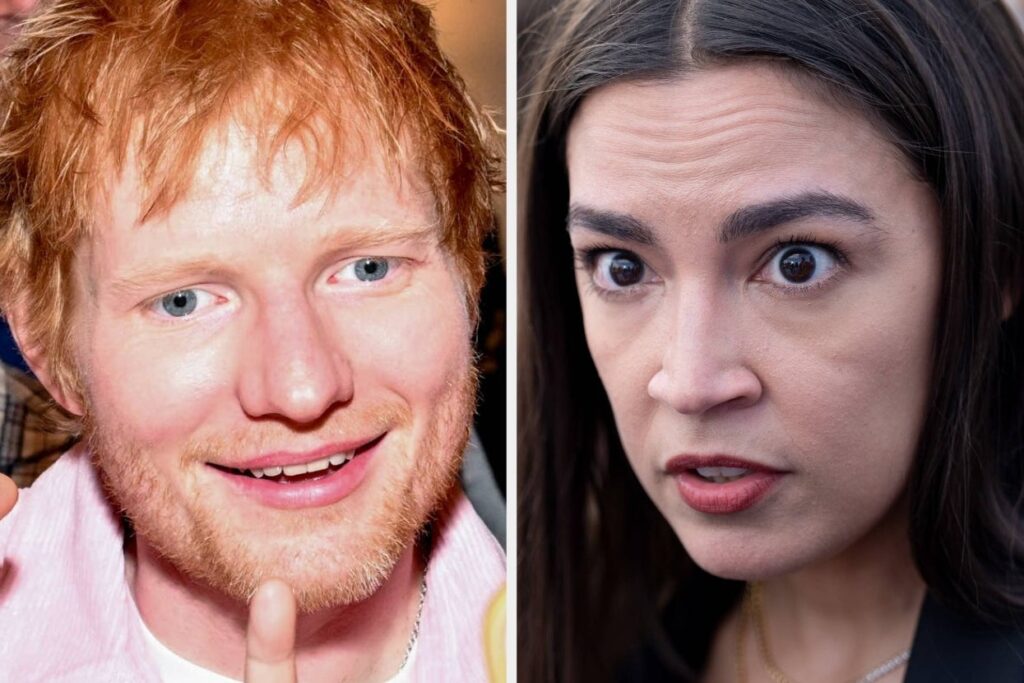 AOC Delivered A Stark Message To Ed Sheeran Amid His Macklemore Controversy