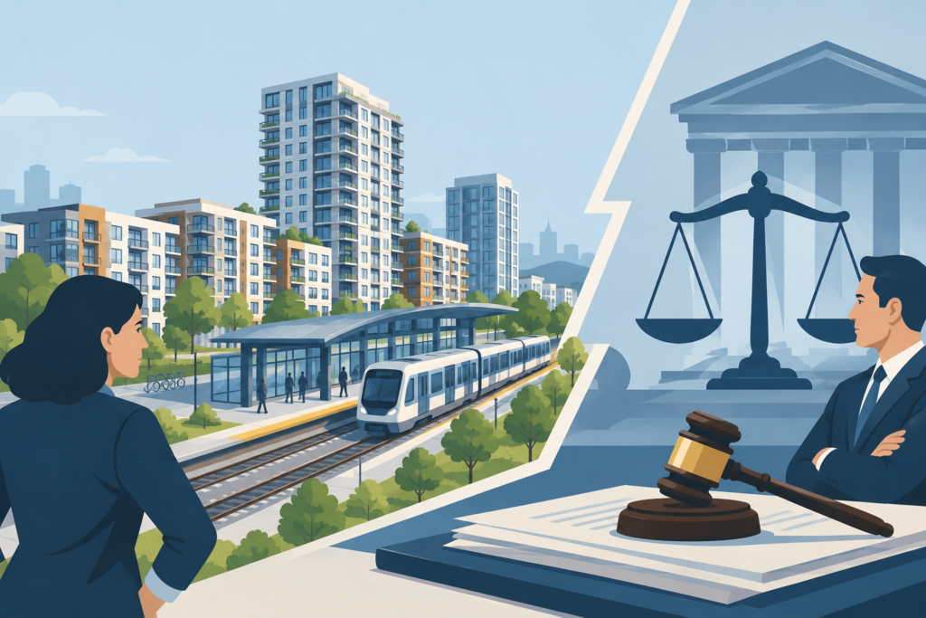 Sidewalk gaps, train counts ignite California SB 79 zoning lawsuits Sidewalk gaps, train counts ignite California SB 79 zoning lawsuits