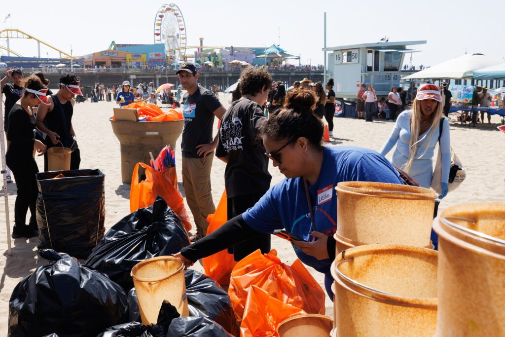 Thousands of volunteers hit LA beaches in massive coastal trash cleanup