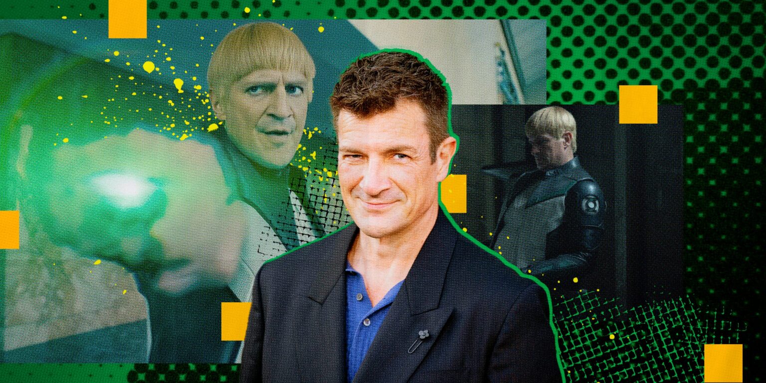 Nathan Fillion Knows Guy Gardner Is a Jerk. That’s Exactly Why He Loves Playing Him. Nathan Fillion Knows Guy Gardner Is a Jerk. That’s Exactly Why He Loves Playing Him.