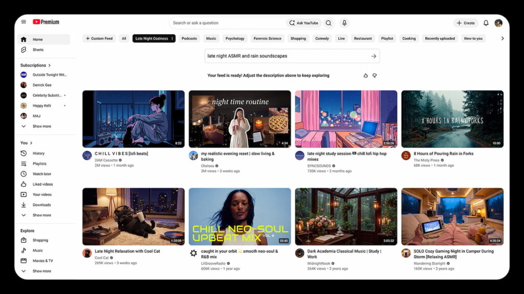 YouTube will soon let you generate custom feeds and use GIFs in comments YouTube will soon let you generate custom feeds and use GIFs in comments