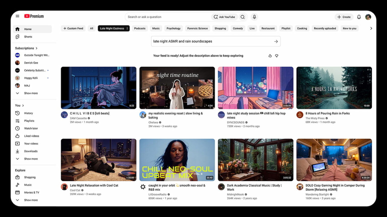YouTube will soon let you generate custom feeds and use GIFs in comments YouTube will soon let you generate custom feeds and use GIFs in comments