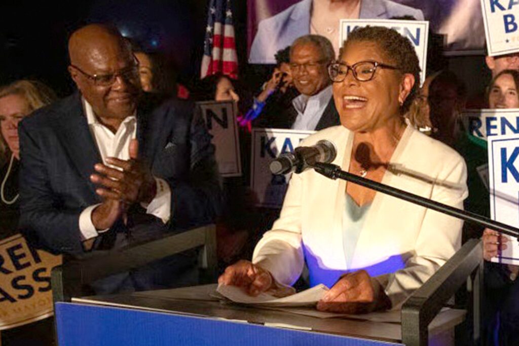 Karen Bass’ mysterious long-distance boyfriend unmasked as transit bigwig