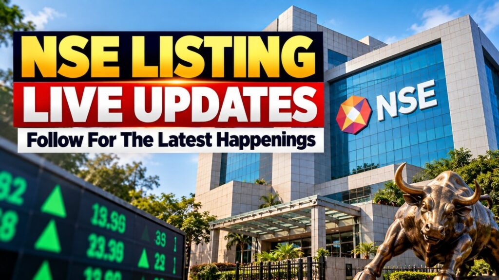 NSE Share Price Listing Live Updates: Stock extends gains to 4.5% after listing NSE Share Price Listing Live Updates: Stock extends gains to 4.5% after listing