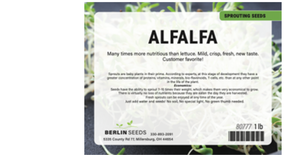 Sprouting seeds recalled because of link to outbreak