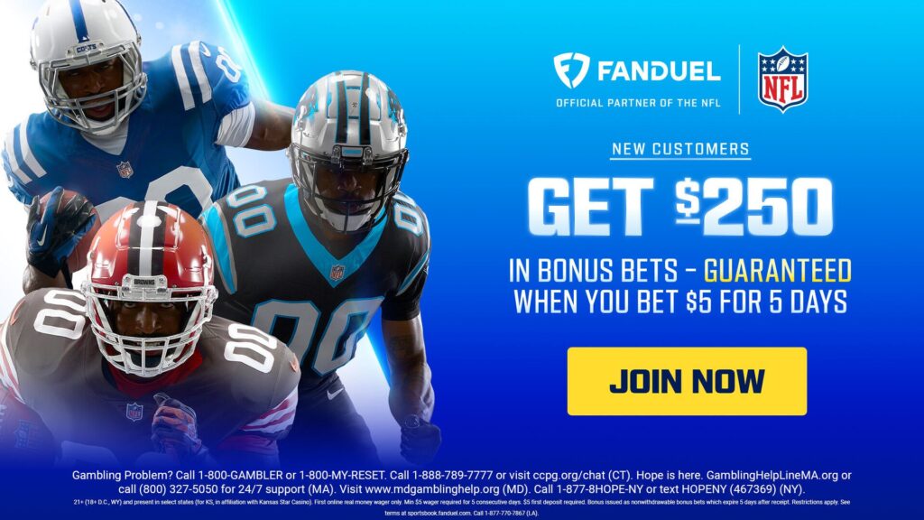 Use FanDuel promo code to get $250 in bonus bets by targeting Cal vs. Clemson, college football on Friday Use FanDuel promo code to get $250 in bonus bets by targeting Cal vs. Clemson, college football on Friday