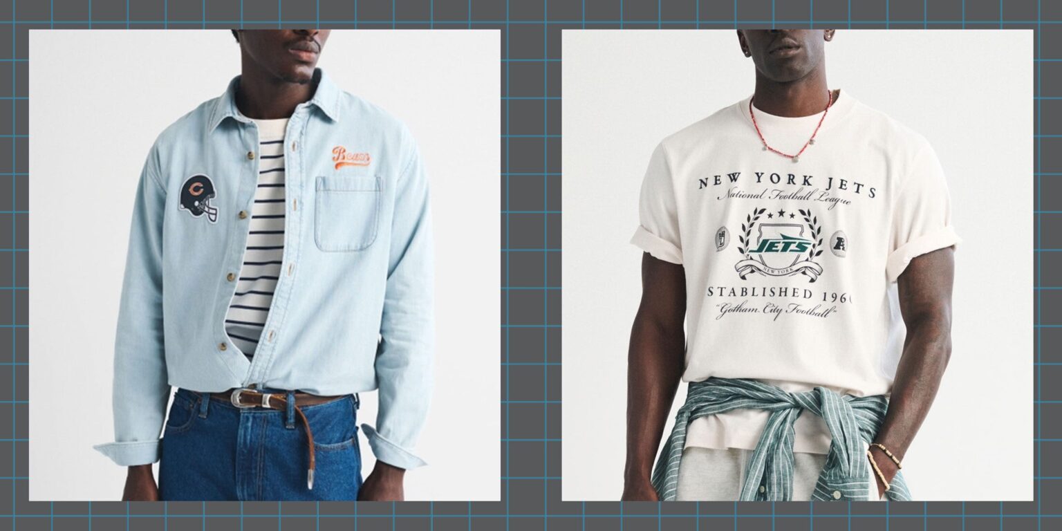 Abercrombie’s Latest ’90s-Inspired NFL Collection Provides the Perfect Alternatives to Basic Jerseys