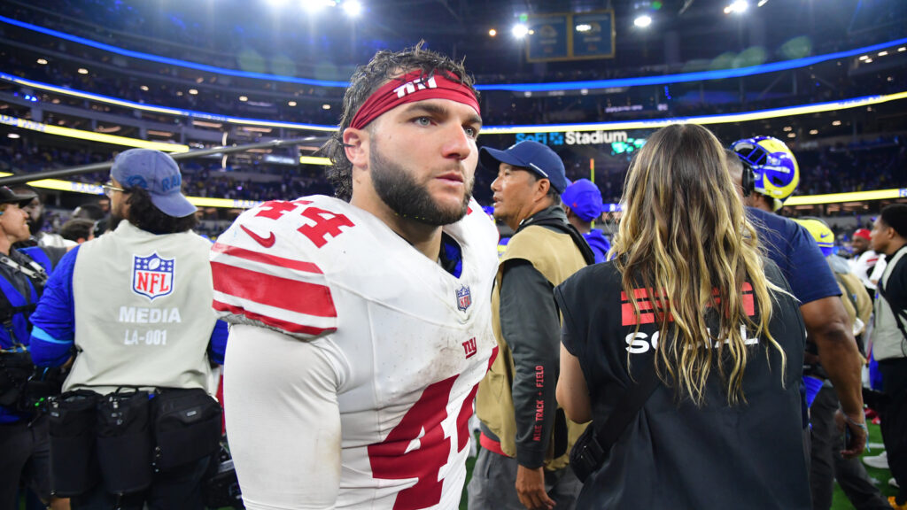 Giants’ Cam Skattebo shares heartbreaking reaction to Jaxson Dart injury